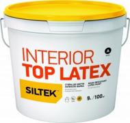 Краска латексная Siltek INTERIOR TOP LATEX База C мат база под тонировку 4,5 л