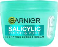 Крем-сорбет Garnier для лица Salicylic Fresh & Matte Hydrating Sorbet Cream для придания свежести и матовости коже увлажняющий с салициловой кислотой 85 г Крем-сорбет Garnier для лица Salicylic Fresh & Matte Hydrating Sorbet Cream для придания свежести и матовости коже увлажняющий с салициловой кислотой 85 г