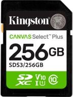 Карта памяти Kingston SDXC 256 ГБ UHS-IClass 10 (SDS3/256GB ) Canvas Select Plus R150MB/s