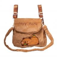 Сумка-мешок ZiBi Capybara 25x24x8 см коричневый Сумка-мешок ZiBi Capybara 25x24x8 см коричневый