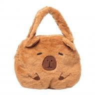 Сумка-мешок ZiBi Capybara 20x16x5 см коричневый Сумка-мешок ZiBi Capybara 20x16x5 см коричневый