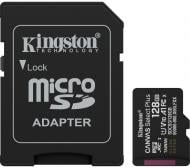 Карта пам'яті Kingston microSDXC 128 ГБ UHS-IClass 10 (SDCS3/128GB ) Canvas Select Plus R150MB/s + SD-адаптер