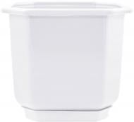 УЦІНКА! Горщик пластиковий Алеана Дама з підставкою 8,0x8,0 см квадратний 0,28 л білий (УЦ №78) УЦІНКА! Горщик пластиковий Алеана Дама з підставкою 8,0x8,0 см квадратний 0,28 л білий (УЦ №78)