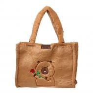 Сумка-мешок ZiBi Capybara 35x28x7 см коричневый Сумка-мешок ZiBi Capybara 35x28x7 см коричневый