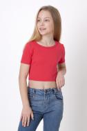 Футболка для дівчаток для дівчаток Mevis 03 р.140 червоний