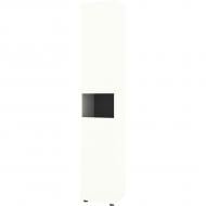 Шкаф Metkas Home MB003U 2д ЛДСП 2130х400х350 мм белый снег / антрацит / белый снег
