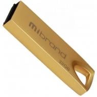 Флеш-память USB Mibrand Taipan 32 ГБ USB 2.0 gold (MI2.0/TA32U2G)