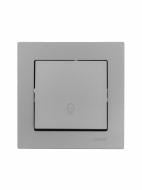 Кнопка дзвінка Lezard Vesna сірий 742-3588-103 Кнопка дзвінка Lezard Vesna сірий 742-3588-103