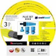 Шланг для поливу Cellfast PLUS 1/2" 25 м + набір фітингів