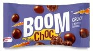 Драже Boom Choc в молочном шоколаде шарики с какао Crunch 30 г