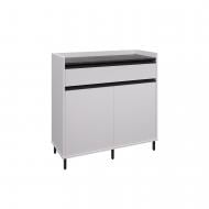 Комод Вісент 2ш+2дв ГБ06 1020x900x400 мм белый/мрамор черный