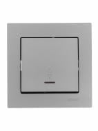 Вимикач прохідний одноклавішний Lezard Vesna з підсвіткою сірий 742-3588-114 Вимикач прохідний одноклавішний Lezard Vesna з підсвіткою сірий 742-3588-114