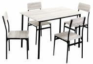 УЦЕНКА! Комплект UP! (Underprice) Practic стол 110х70х76 см + 4 стулья 40х48х84 см дуб сонома (УЦ №3330)