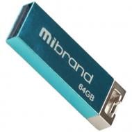 Флеш-память USB Mibrand Chameleon 64 ГБ USB 2.0 blue (MI2.0/CH64U6LU)