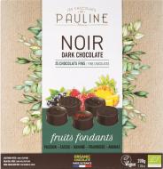 Конфеты Les Chocolats De Pauline из темного шоколада ассорти органические веганские 200 г (F4038)