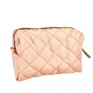 Косметичка Organize 24х13х13 стеганная текстиль (бенгалин) peach