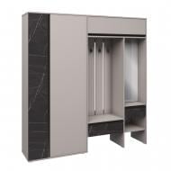 Прихожая с зеркалом Вісент (штанга) ГБ19 2100х1980х600 мм кашемир