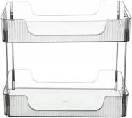 Поднос для косметики Sensio Cleara 33.4x22.4x26.5 см серый