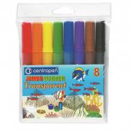 Фломастеры JUMBO TRANSPARENT 8 шт. 8580/08 Centropen