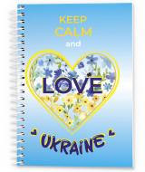 Блокнот Love Ukraine В6 96 лист. клетка Аркуш Блокнот Love Ukraine В6 96 лист. клетка Аркуш