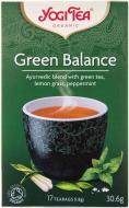 Смесь травяного и зеленого чая Yogi Tea "Зеленый баланс" органический пакет 30 г (28897)