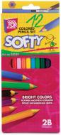 Карандаши цветные Softy CF15131 12 шт. Cool For School