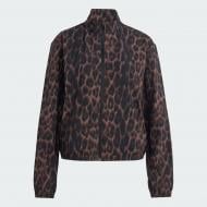 Ветровка женская Adidas WE 3S AOP JKT EARSTR/BLACK KD7612 р.XL черная