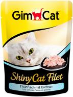 Корм Gimpet GimCat ShinyCat Filet шматочки тунця з крабами у бульоні 70 г G - 412870 70 г