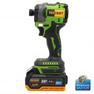 Гайковерт аккумуляторный ProCraft PS-20 (1 АКБ и ЗУ) 180 Нм 030258