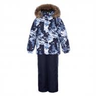 Комплект детской одежды для мальчиков HUPPA WINTER черный/с принтом 41480030-92809-104