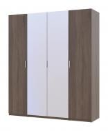 Шкаф для одежды Doros Мартин 1800х520х2100 комплект 9 трюфель/белый