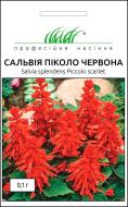 Насіння Професійне насіння сальвія Піколо червона 0,1 г