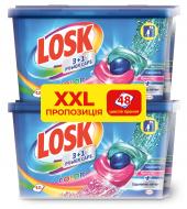 Капсули для машинного прання Losk Тріо Колор XXL (4 уп. x 12 шт.)