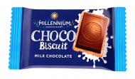 Шоколад Millennium молочный с печеньем Choco biscuit 15 г