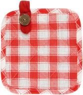 Прихватка Красная клетка 15x15 см красный La Nuit