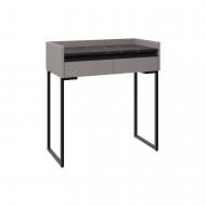 Столик туалетний Вісент 2ш ГБ03 900х850х400 мм кашемір / мармур чорний Столик туалетний Вісент 2ш ГБ03 900х850х400 мм кашемір / мармур чорний