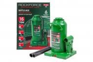 Домкрат ROCKFORCE бутылочный с клапаном (h min-205, h max-390 мм) 16 т
