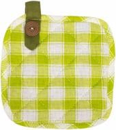 Прихватка Зеленая клетка 15x15 см белый La Nuit