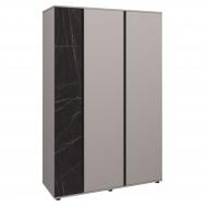 Шкаф Вісент 3дв ГБ17 2100х1420х600 мм кашемир / кашемир/мрамор черный Шкаф Вісент 3дв ГБ17 2100х1420х600 мм кашемир / кашемир/мрамор черный