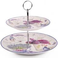 Фруктовниця двоярусна Lefard Лаванда 25 см 924-257