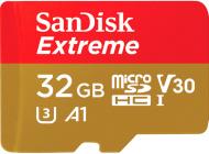 Карта памяти SanDisk microSDHC 32 ГБ Class 10UHS-I (SDSQXAF-032G-GN6GN) A1 V30 Extreme