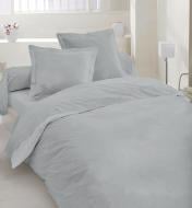 Простынь сатин гладкокрашеный 220x240 см светло-серый La Nuit