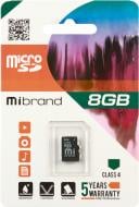 Карта памяти microSD 8 ГБ Class 4 (MICDC4/8GB) Mibrand