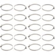 Хомут червячный Rock FORCE металлический 60-80 мм 9 25 шт. RF-60-80