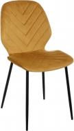 Стілець обідній Центр Меблів NIA 46х56,55х87 см (UF910-10) гірчичний / чорний