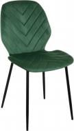 Стул обеденный Центр Меблів NIA 46х56,55х87 см (UF910-12) зеленый / черный