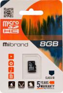 Карта памяти microSDHC 8 ГБ Class 10 (MICDHC10/8GB) Mibrand