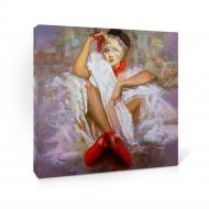 Репродукция Портрет балерины 48x48 см i_48_00030