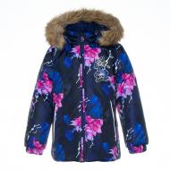 Куртка для девочки HUPPA Loore р.128 темно-синий 17970030-91886-128