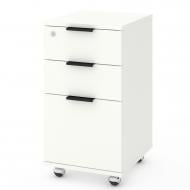 Тумба Metkas Home A035 3ш 350x650x400 мм белый снег/белый снег Тумба Metkas Home A035 3ш 350x650x400 мм белый снег/белый снег